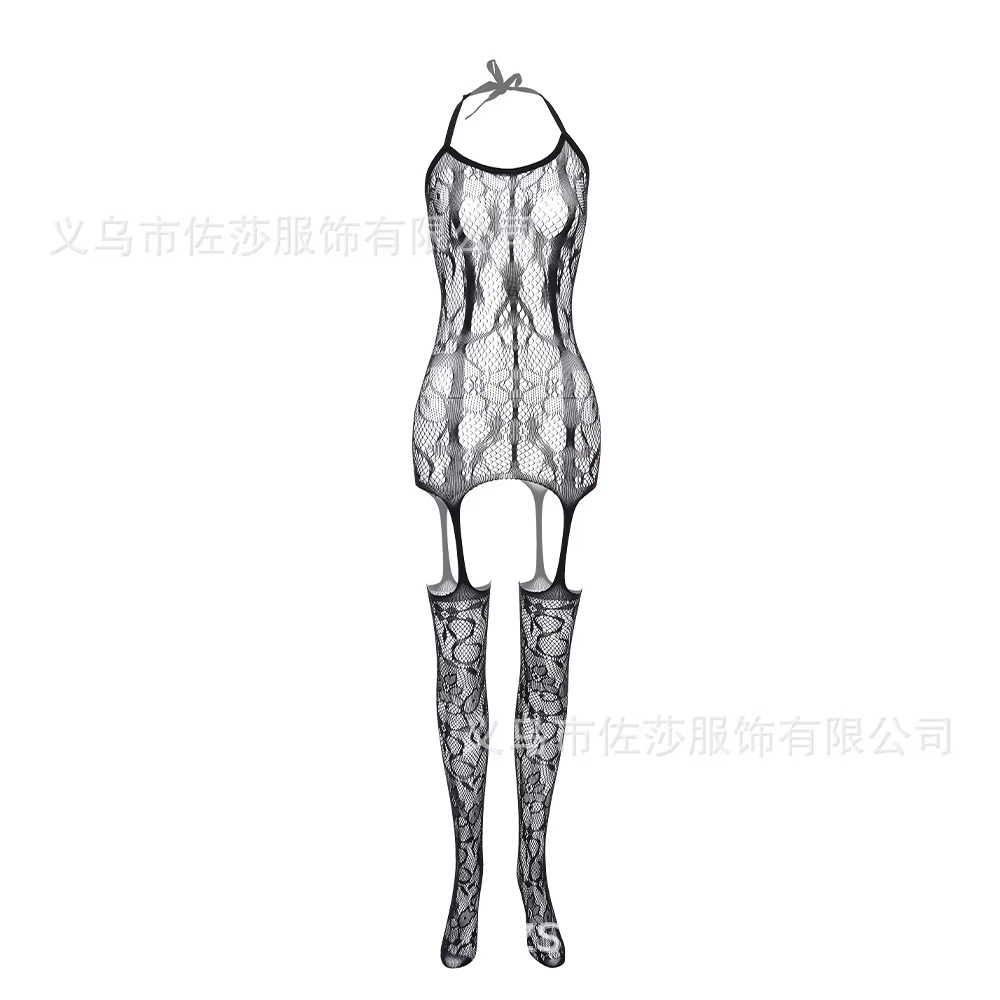 Scarlet Seduction Lace Bodystocking