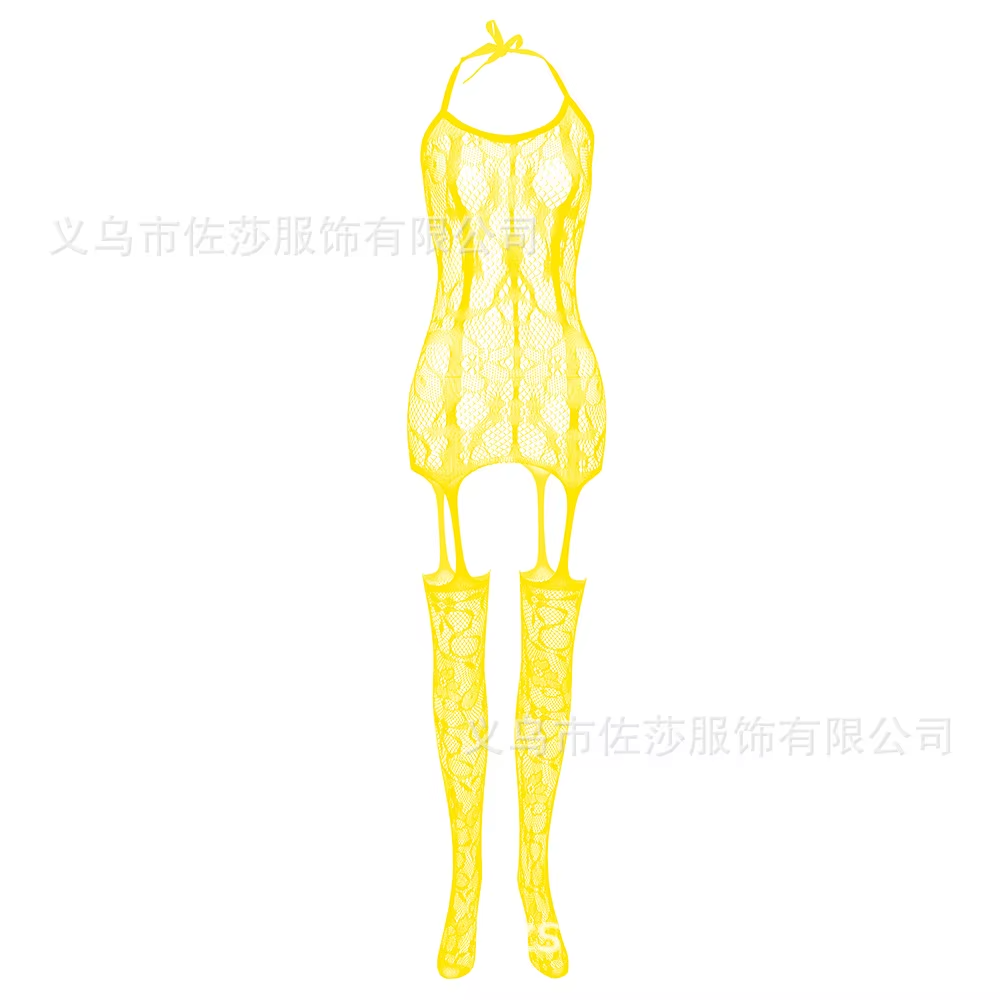 Scarlet Seduction Lace Bodystocking