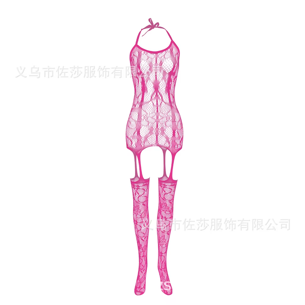 Scarlet Seduction Lace Bodystocking