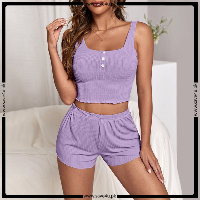 Relaxed Fit Cotton Lounge Set