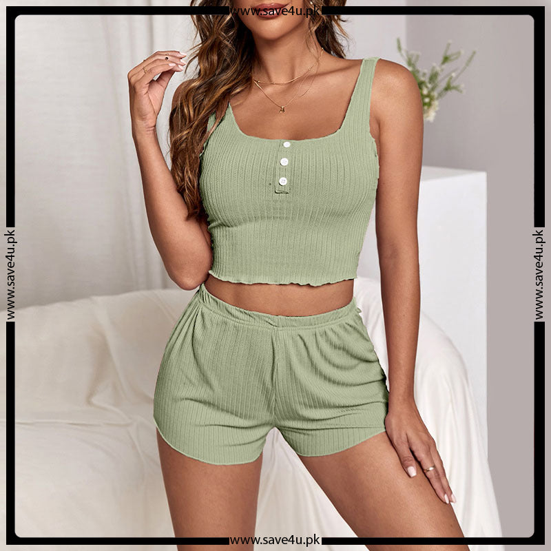 Relaxed Fit Cotton Lounge Set