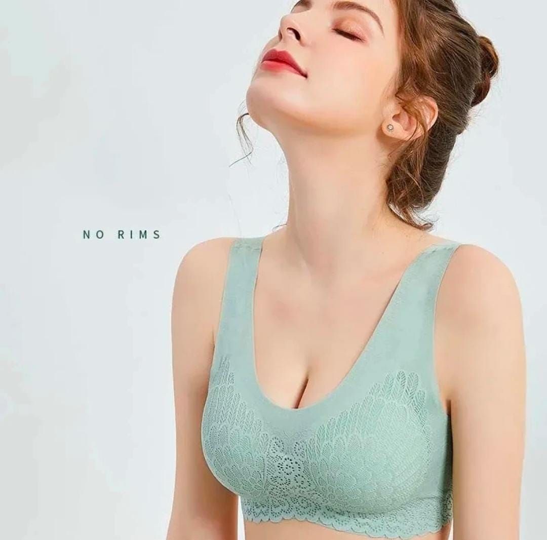 Thin Pluss Size Ice Silk Comfort Bra Seamless Bra For Women
